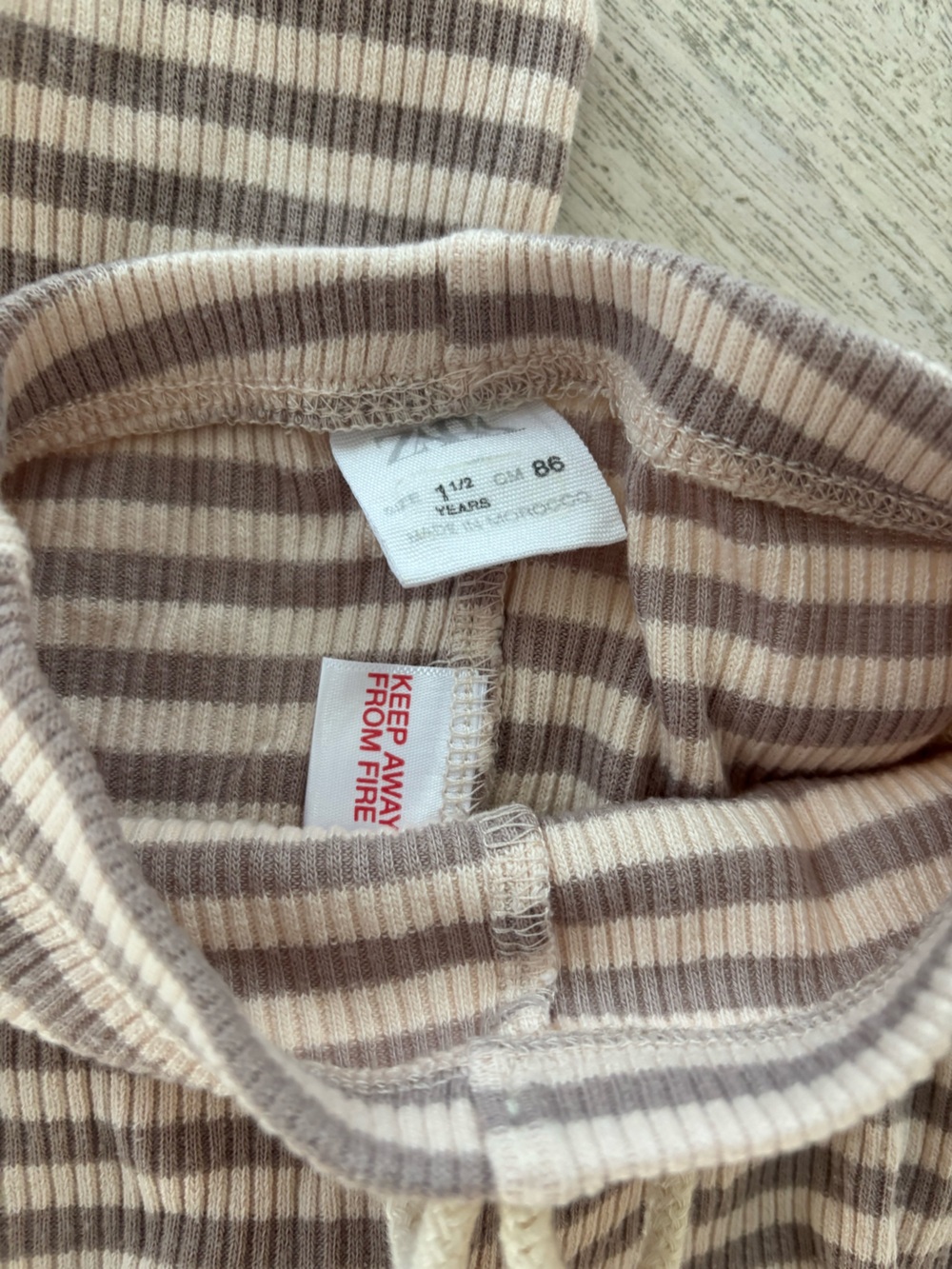 Zara Ribbed Striped set - Picture 4 of 4